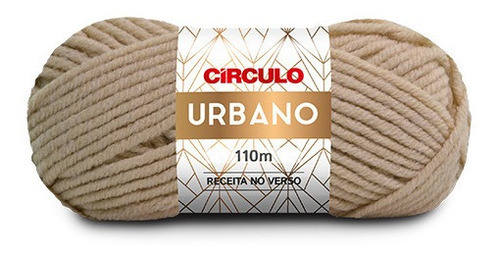 Lã Fio Urbano Círculo 100g 110m - Crochê / Tricô Cor 7684 - Natural