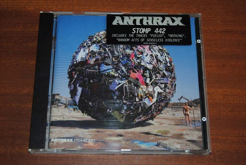 Anthrax -- Stomp 442, Hecho En Alemania, Elektra, 1995 Cd 