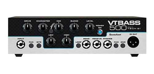 Amplificador Cabezal Para Bajo Tech21  Vt Bass 500wts 