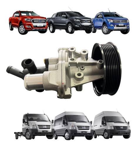Bomba De Água Completa Da Ford Ranger 2.2l E Transit 2.2l