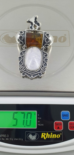 Dije De Jade Natural Y Piedra De Chiapas Montado En Plata