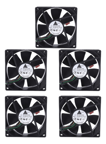 5 Ventiladores De Refrigeración Para Cpu De Ordenador, 90 X