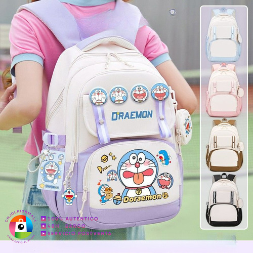 Kit De Mochila Escolar Doraemon De 30 Piezas Para Niños De Primaria