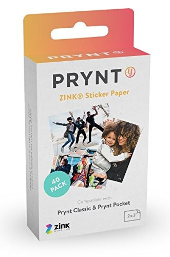 Prynt, 2x3 Pulgadas Zink Etiqueta De Papel Para La Prynt Bol