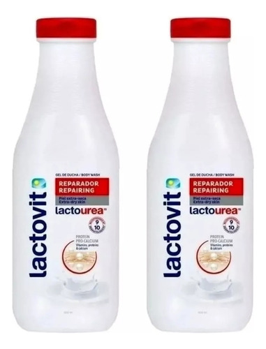 Gel De Baño Corporal Lactovit  2 Pzas De 600 Ml