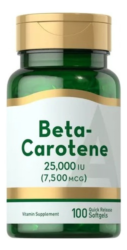 Beta Caroteno 25000,ui 7500mcg - g a $900