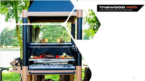 Imagen 8 de 10 de Parrilla Asador De Hierro Y Acero Inoxidable Tagwood