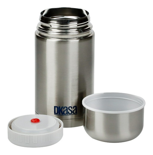 Termo Comida Sopas, Caldos Termico Dkasa Acero Inox De 750ml Color Gris