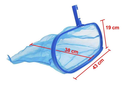 4 Pzs Red Saca Hojas Tipo Bolsa Para Alberca Piscina