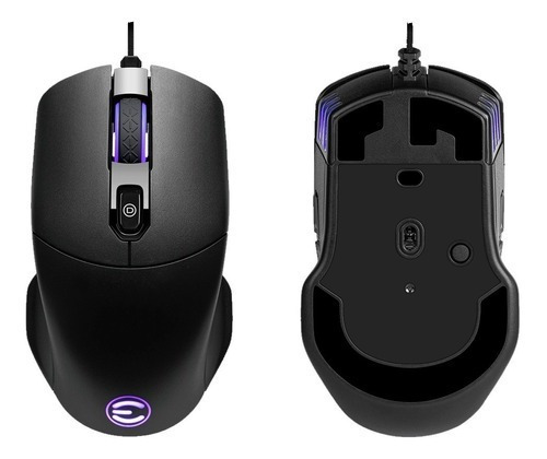 Mouse Evga X12 Wired 16000 Dpi 400 Ips 8 Botones Led Pcreg