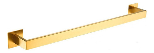 Shaoke Toallero Barra Toallero Cuadrado Cara Metal Dorado 50