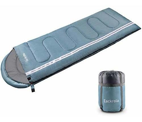 Eackrola Saco De Dormir, Ligero, Impermeable, Cálido Y Fresc