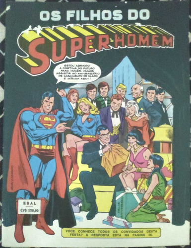 Os Filhos Do Superman - Edição Anual 1981 (ver Descrição)
