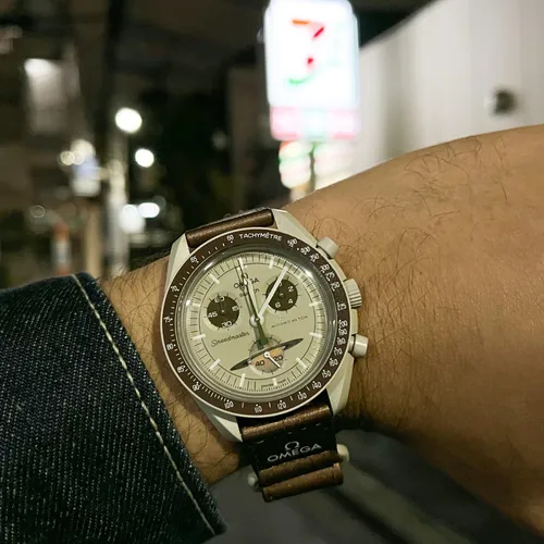 Relógio Swatch X Omega Moonswatch Speedmaster Saturn Crono