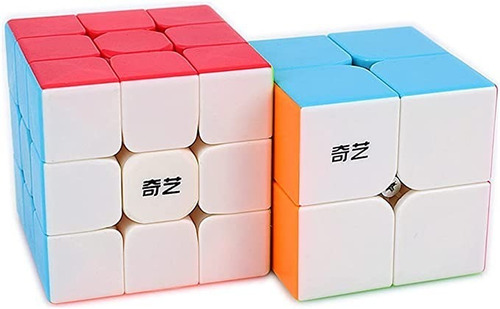 Pack 2 Cubos Tipo De Qiyi 2x2, 3x3