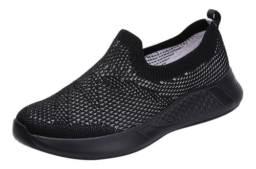 Las Mujeres De La Moda De Malla Casual Slip-on Zapatos De De