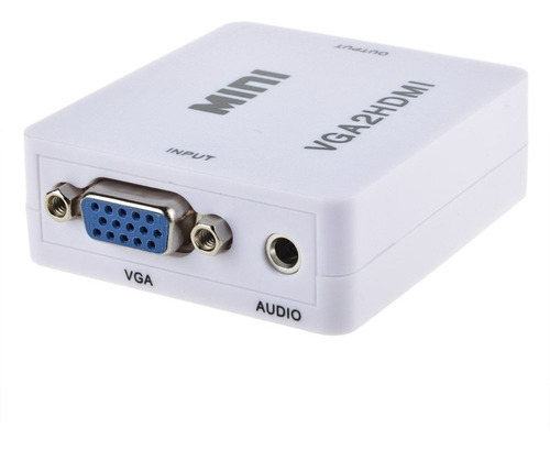 Convertidor Vga A Hdmi Con Audio