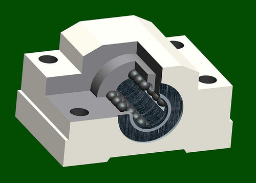 Scs8uu - Bloque Deslizante De Aluminio Rodamientos Line...
