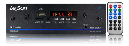 Kit Amplificador 120w Som Ambiente + 4 Caixas Embutir Teto