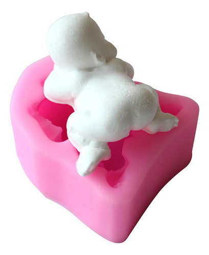 Molde De Silicona Para Tartas De Fondant Con Forma De Bebé Q