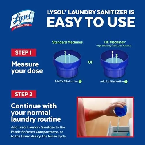 Aditivo Desinfectante Para Ropa Lysol, Eliminador De Olores