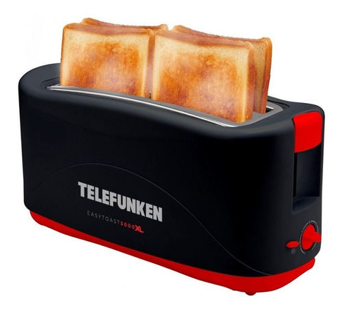 Tostadora Eléctrica Telefunken Easytoast-5000 4 Panes Multif