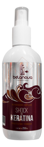 Shock De Keratina Sin Formol Belanova X 200ml Antifrizz