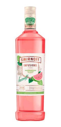 Vodka Smirnoff Infusions Watermelon E Mint 998ml
