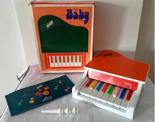 É da sua Época? Quem se lembra ou tinha o Brinquedo Piano Antigo Hering  Plim-Plim em meados anos 70 …