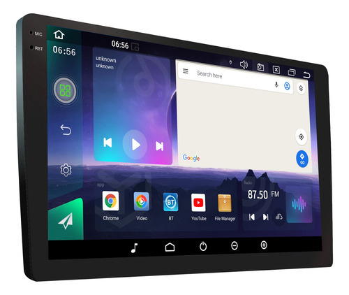 Radio Auto Android Resolución 2k De 9,5'' Con 4gb Ram Aw-2k