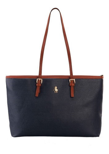 Imagen 1 de 8 de Bolsa Tote Hpc Polo Acabado Texturizado