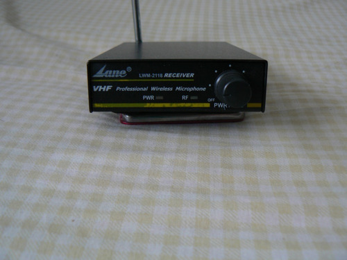 Receptor Para Microfono Inhalambrico Lane Mod Lwm-2118