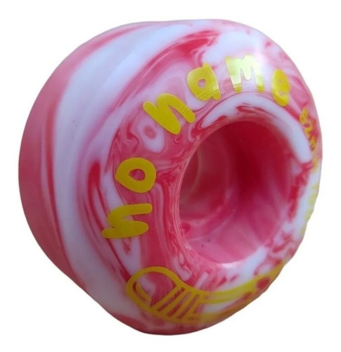 Imagen 2 de 4 de Ruedas Skate No Name 52mm Pencil Rojo Uretano Importado