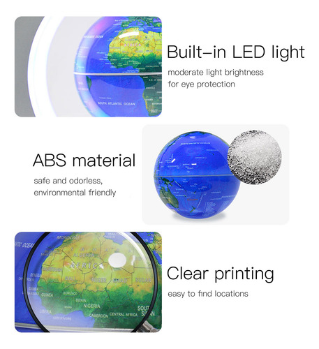 Globe.desk Demo Globe Led Para Niños Con Regalo Home Gravity