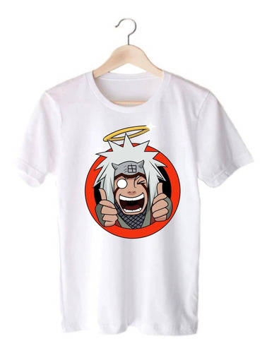 Remera Blanca Naruto Shippuden - Sensei Maestro - Anime