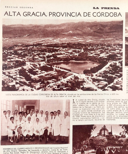 Alta Gracia En 1961 Cordoba Nota Ilustrada Con 6 Fotos