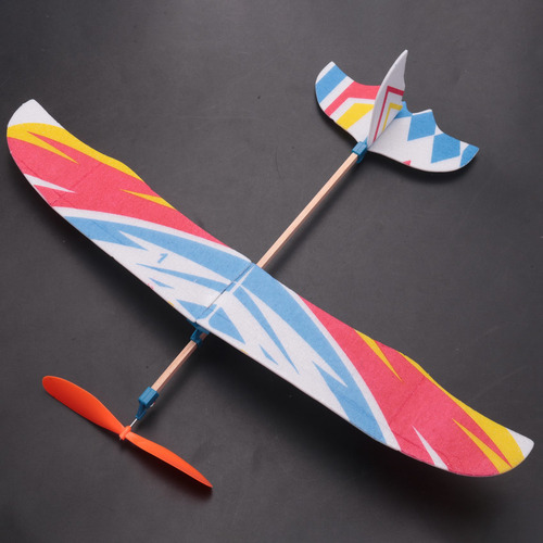 Kit De Maqueta De Avión De Espuma Con Banda Elástica Para Br