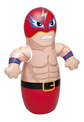 Muñeco Inflable Punching Bag Boxeador 91 X 51cm Intex
