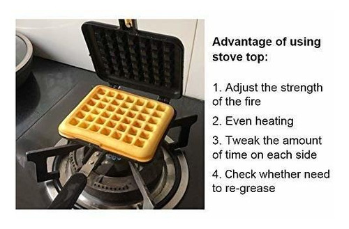 Plancha Para Gofres Antiadherente Baffect, 5.7 Plug Camping