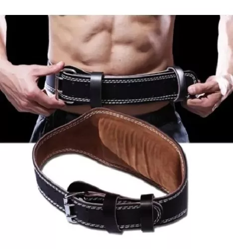 Cinturon De Pesas Gym Cuero Sintetico Alta Calidad S, M Y L