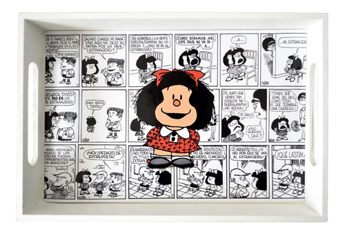 Imagen 2 de 4 de Juego De Mate Bandeja Desayuno Latas Mate Mafalda