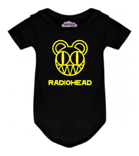 Body Bebé Pilucho Baby Rock Radiohead Banda 100% Algodón