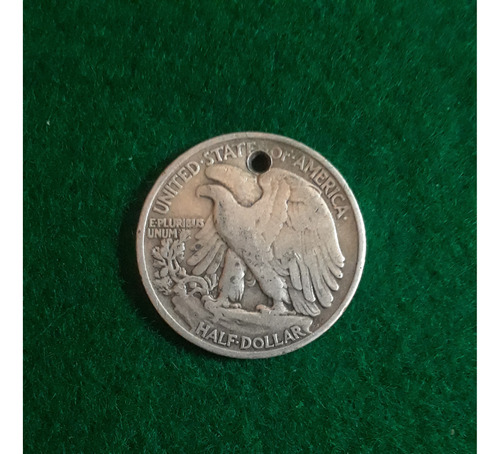 Moneda 1/2 Dólar 1949 Plata 900 U.s.a.