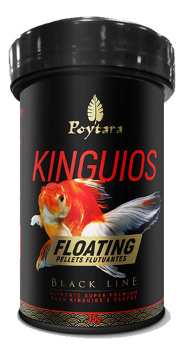 Poytara Kinguios Floating Black Line - 35g - Ração Peixes