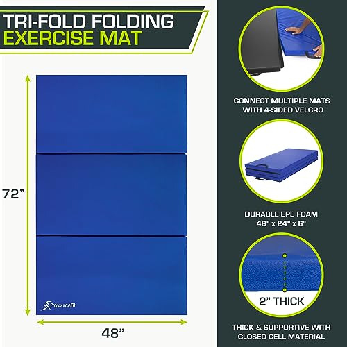 Colchoneta De Ejercicio Plegable Prosource Fit Trifold,...