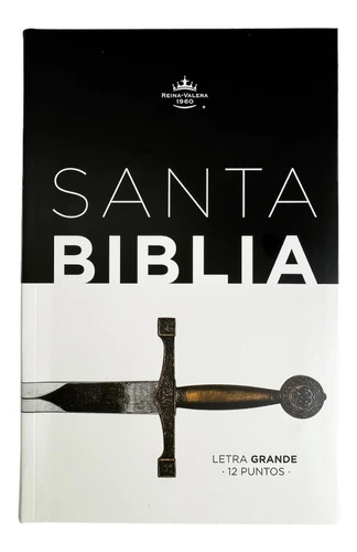 Biblia Rv60 Eco Flex C12 Blanco Negro Con Espada