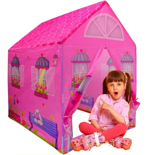 Carpa Castillo Casita De Juegos Poppi 8726 Plegable Princesa