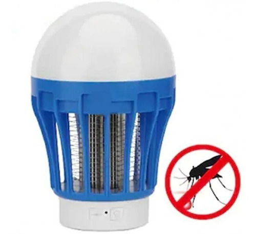 Lâmpada Recarregável Mata Moscas Mosquitos E Pernilongos