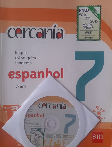 Livro - Cercania Espanhol 7 Língua Estrangeira Moderna 7° A