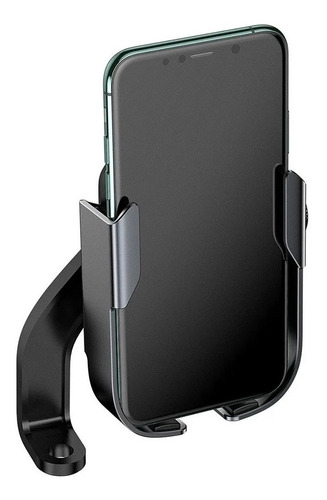 Imagen 4 de 10 de Soporte Celular Armor Aluminio Bicicleta Moto Gps Baseus